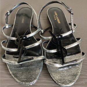 Saint Laurent sandals.